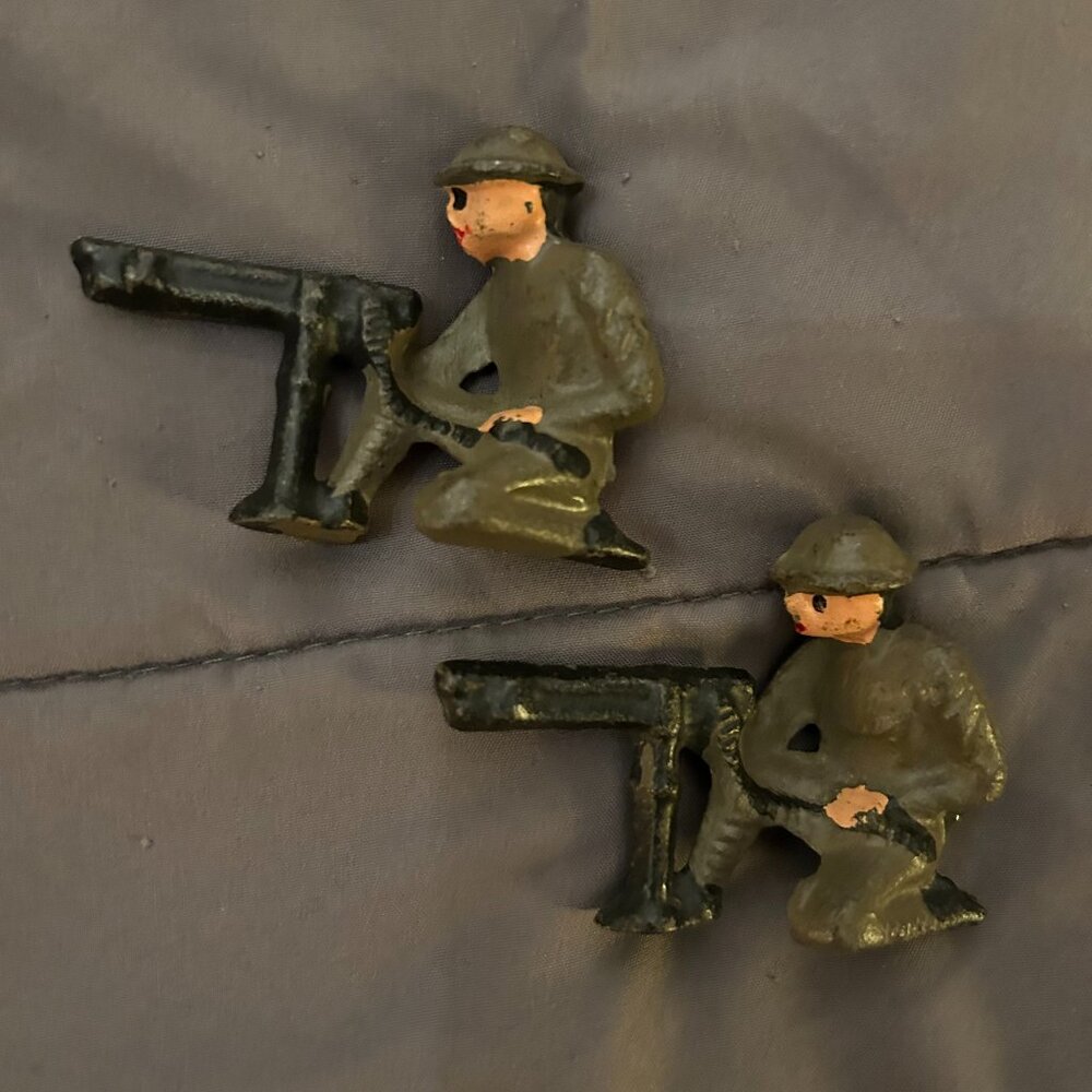 Grey Iron toy soldiers